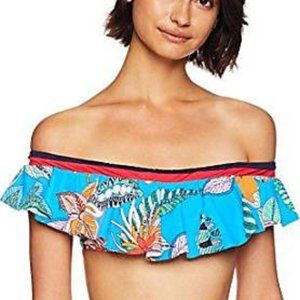 Trina Turk Off Shoulder Bikini Top US 10